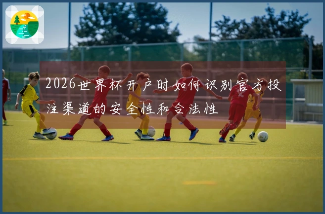 2026世界杯开户时如何识别官方投注渠道的安全性和合法性